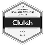 Clutch badge: Top Instagram Influencer Marketing Company, Ohio 2025